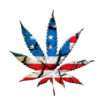 American Flag Marijuana Leaf (Original)